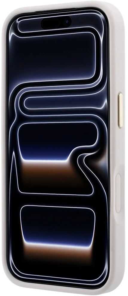 Dėklas Guess Ring Stand 360 4G Classic Logo MagSafe do iPhone 18 Pro Max / 17 Pro Max rožinė