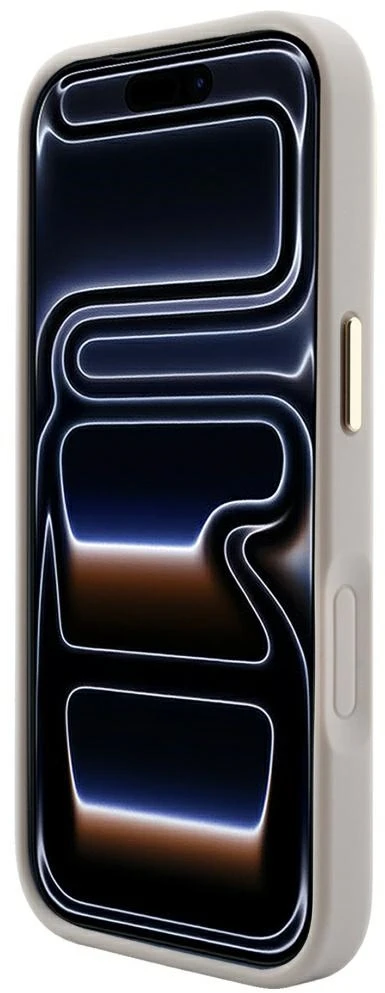 Dėklas Guess Saffiano Peony & Ring MagSafe do iPhone 18 Pro Max / 17 Pro Max rožinė