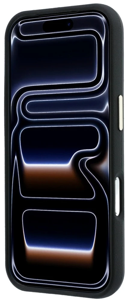 Dėklas Guess Smooth & Big Strass Logo & Strap Case for iPhone 18 Pro Max / 17 Pro Max juodas