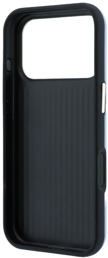 Dėklas Guess Smooth & Big Strass Logo, skirtas iPhone 18 Pro / 17 Pro, mėlynas