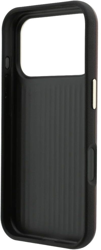 Dėklas Guess Smooth & Big Strass Logo case for iPhone 18 Pro / 17 Pro - burgundy
