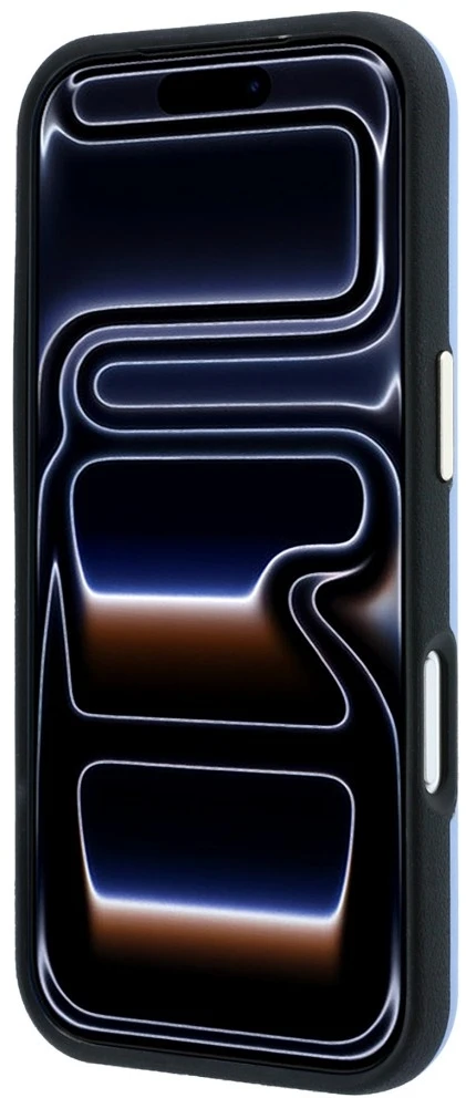 Dėklas Guess Smooth & Big Strass Logo, skirtas iPhone 18 Pro / 17 Pro, mėlynas