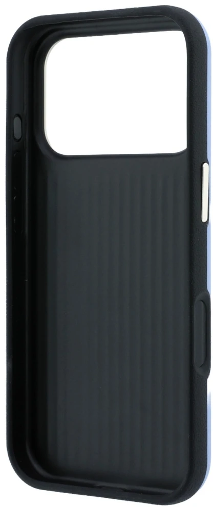Dėklas Guess Smooth & Big Strass Logo do iPhone 18 Pro Max / 17 Pro Max mėlyna