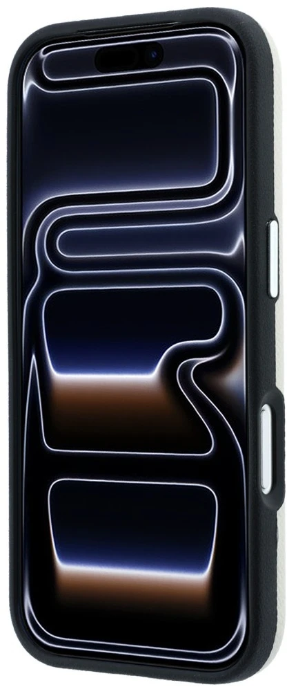 Dėklas Karl Lagerfeld Grained Elongated Logo MagSafe Case for iPhone 17 Pro / 18 Pro - rusvai gelsvas