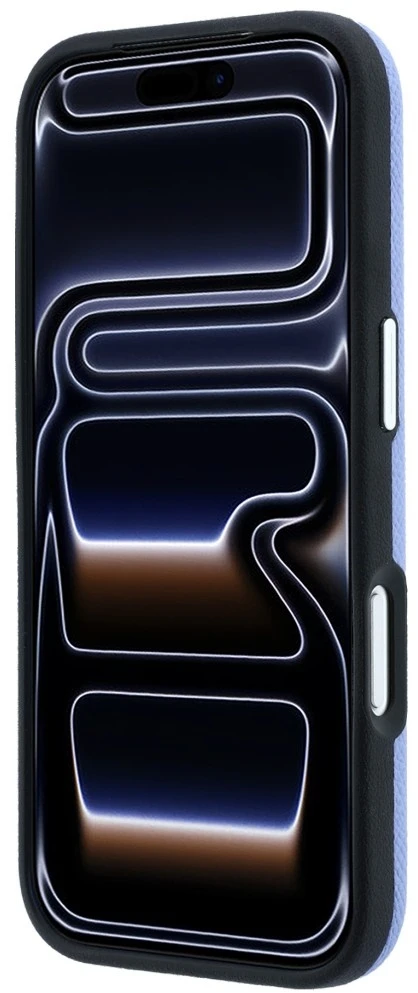 Dėklas Karl Lagerfeld Grained Elongated Logo MagSafe Case for iPhone 17 Pro Max / 18 Pro Max - Mėlyna
