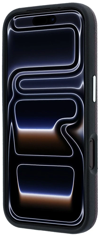 Dėklas Karl Lagerfeld Grained Choupette Head Metal MagSafe case for iPhone 18 Pro Max - burgundy