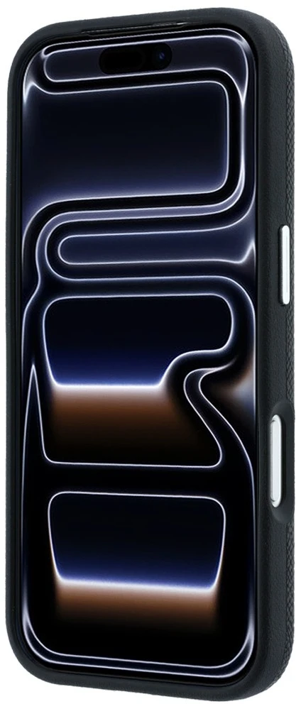 Dėklas Karl Lagerfeld Grained Heads Metal MagSafe Case for iPhone 17 Pro Max / 18 Pro Max - Juodas