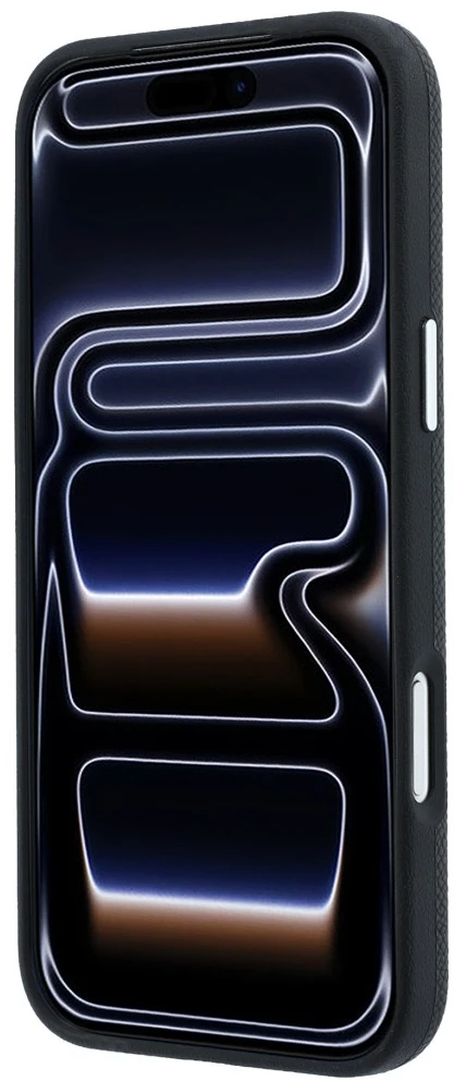 Dėklas Karl Lagerfeld Grained Karl Head Metal MagSafe do iPhone 18 Pro Max / 17 Pro Max juoda