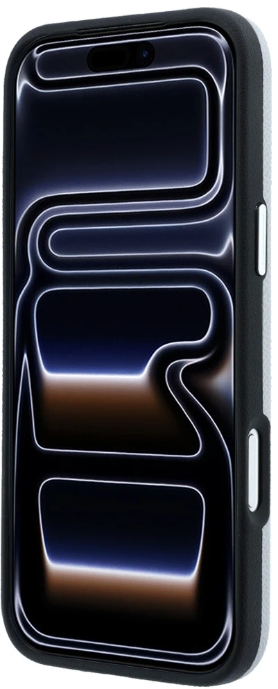 Dėklas Karl Lagerfeld Grained Karl Head Metal MagSafe do iPhone 18 Pro Max / 17 Pro Max pilka