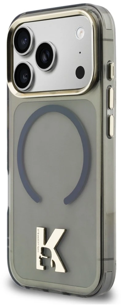 Dėklas Karl Lagerfeld IML K Head Case for iPhone 18 Pro Max / 17 Pro Max - Juodas
