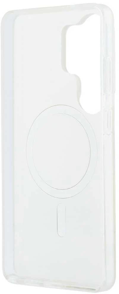 Karl Lagerfeld IML K&CH Back Logo Magnetic dėklas skirtas Apple iPhone Samsung Galaxy S26 Ultra skaidrus