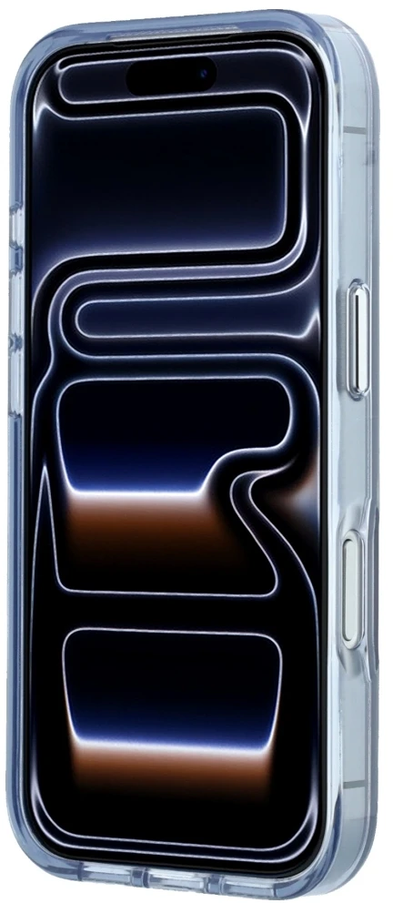 Dėklas Karl Lagerfeld IML Karl&Choupette Bodies Sketch Print MagSafe case for iPhone 17 Pro / 18 Pro - light mėlynas