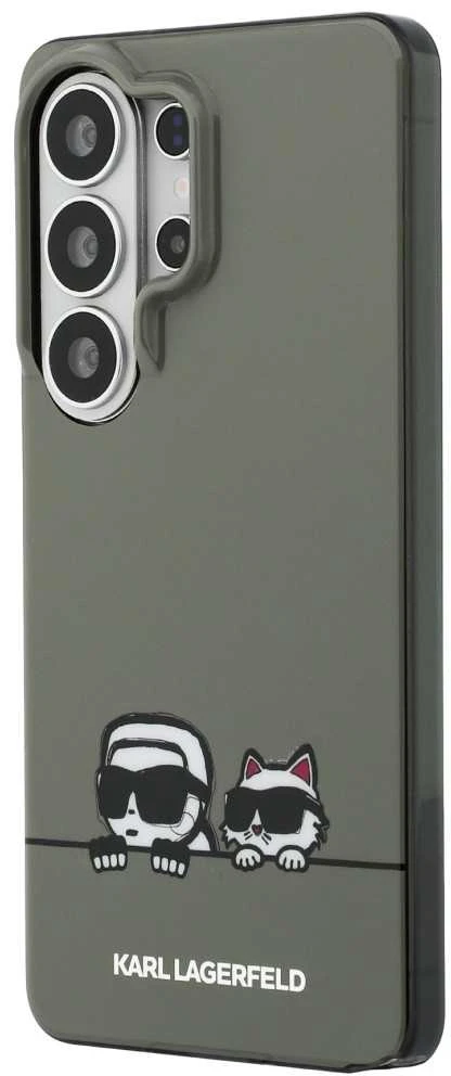 Karl Lagerfeld IML K&CH Peekaboo Logo Magnetic dėklas skirtas Apple iPhone Samsung Galaxy S26 Ultra juodos spalvos