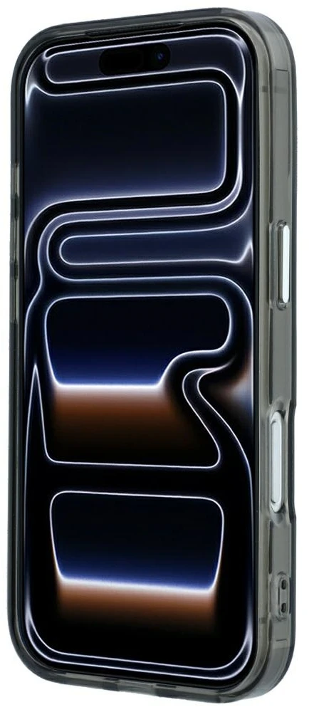 Dėklas Karl Lagerfeld IML Ring Stand 360 Kameo Metal MagSafe Case for iPhone 17 Pro Max / 18 Pro Max - Juoda