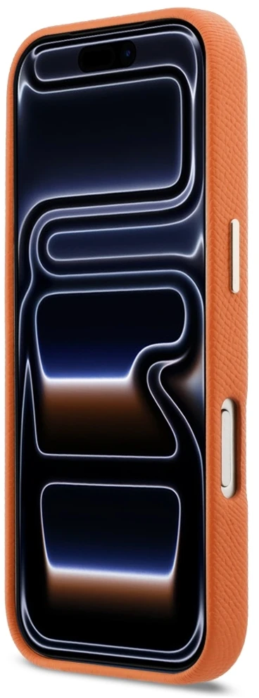Dėklas Cg Mobile Sas Karl Lagerfeld Karl Head Logo MagSafe case for Iphone 18 Pro Max / iPhone 17 Pro Max oranžinis