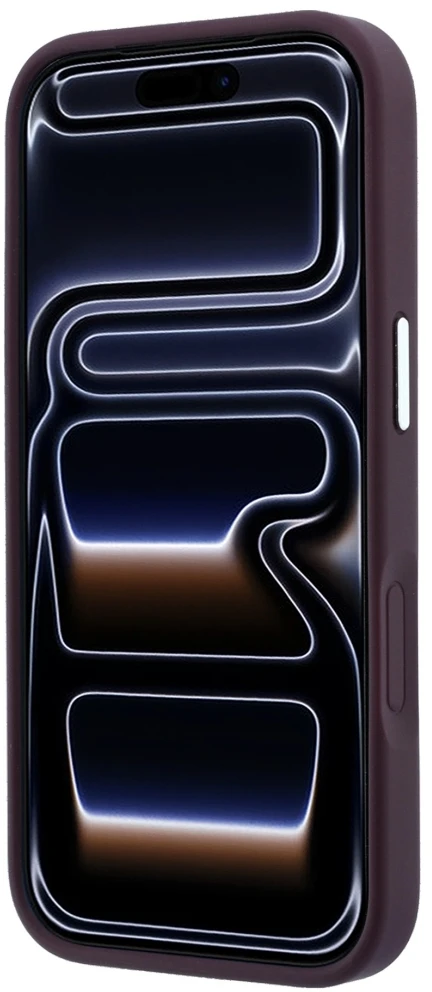 Dėklas Karl Lagerfeld Ring Stand 360 Saffiano Classic Logo MagSafe do iPhone 18 Pro Max / 17 Pro Max bordo spalvos