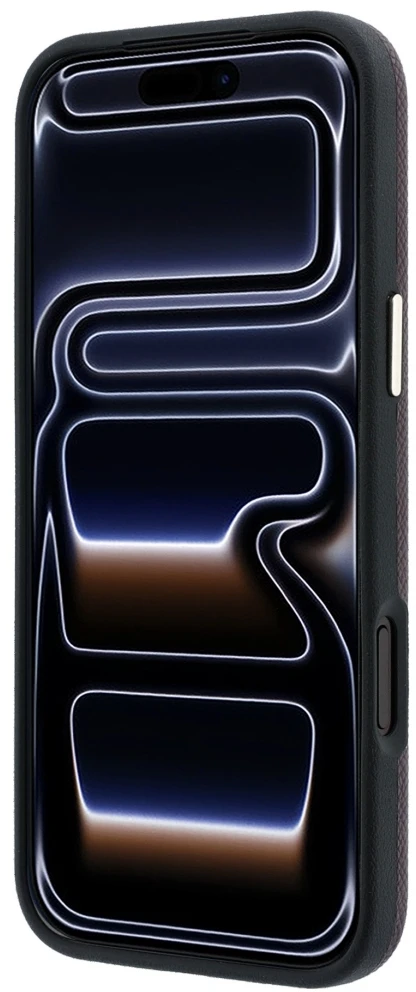Dėklas Karl Lagerfeld Smooth Big Resin Signature Logo do iPhone 18 Pro Max / 17 Pro Max bordo spalvos