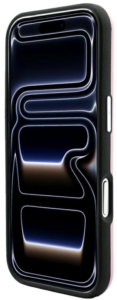 Dėklas Karl Lagerfeld Smooth Choupette Sketch MagSafe do iPhone 18 Pro / 17 Pro rožinė