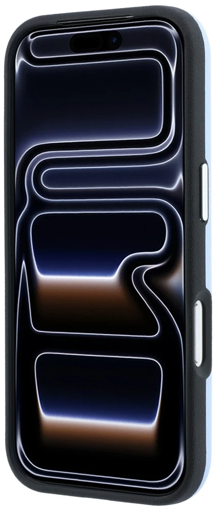 Dėklas Karl Lagerfeld Smooth Ikonik Sketch MagSafe case for iPhone 18 Pro / 17 Pro - light mėlynas