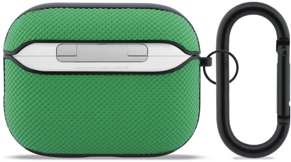 Lacoste Petit Pique Croc Logo Patch dėklas skirtas AirPods Pro 3 Žalias
