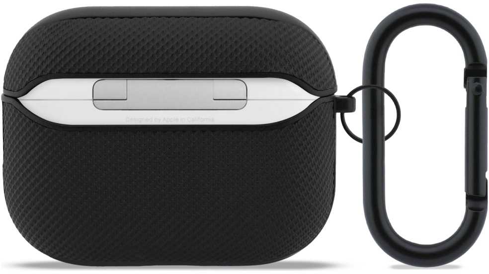 Lacoste Petit Pique Croc Logo Patch dėklas skirtas AirPods Pro 3 Juodas