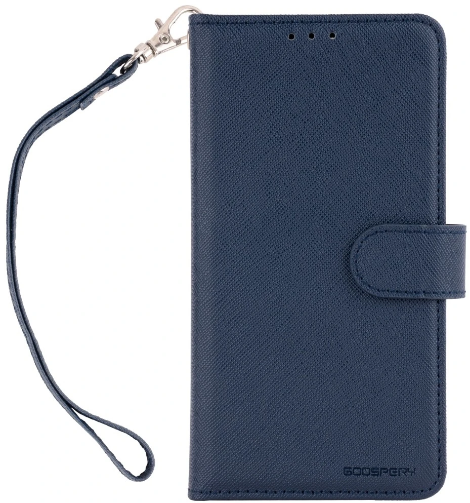 Dėklas Mercury Essential Diary do iPhone 17 Pro / 18 Pro tamsiai mėlyna