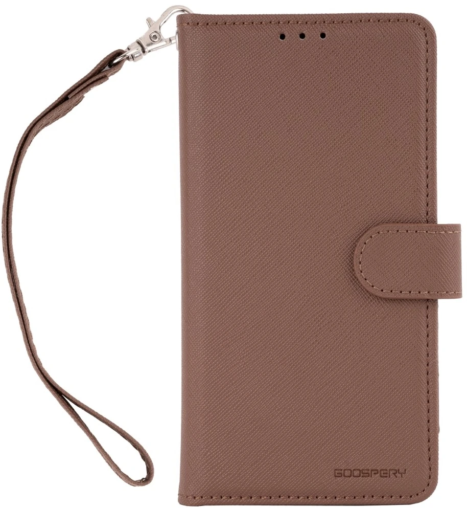 Dėklas Mercury Essential Diary do iPhone 17 Pro / 18 Pro ruda