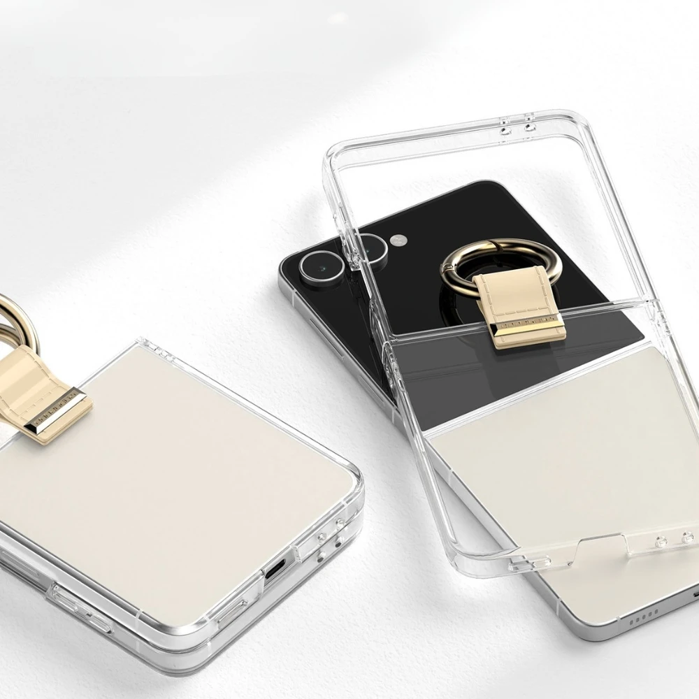 Dėklas Mercury Golden Bell Case for Samsung Galaxy Z Flip8 beige