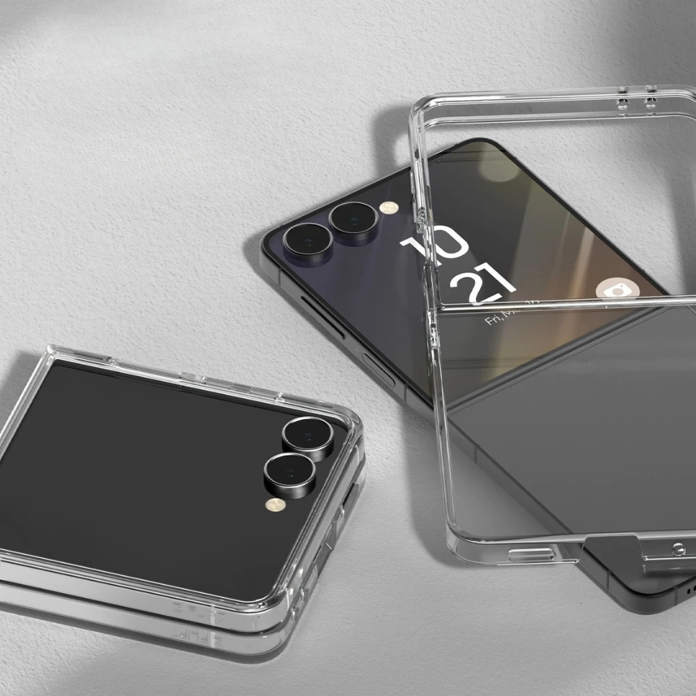 Dėklas Mercury HardCase do Samsung Galaxy Z Flip8 permatomas