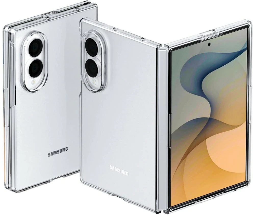 Mercury kietas PC dėklas, skirtas Samsung Galaxy Z Fold8, skaidrus