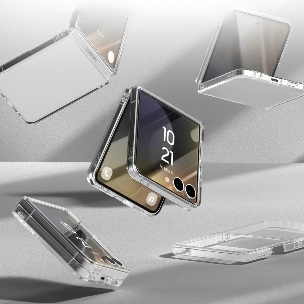 Dėklas Mercury HardCase do Samsung Galaxy Z Flip8 permatomas