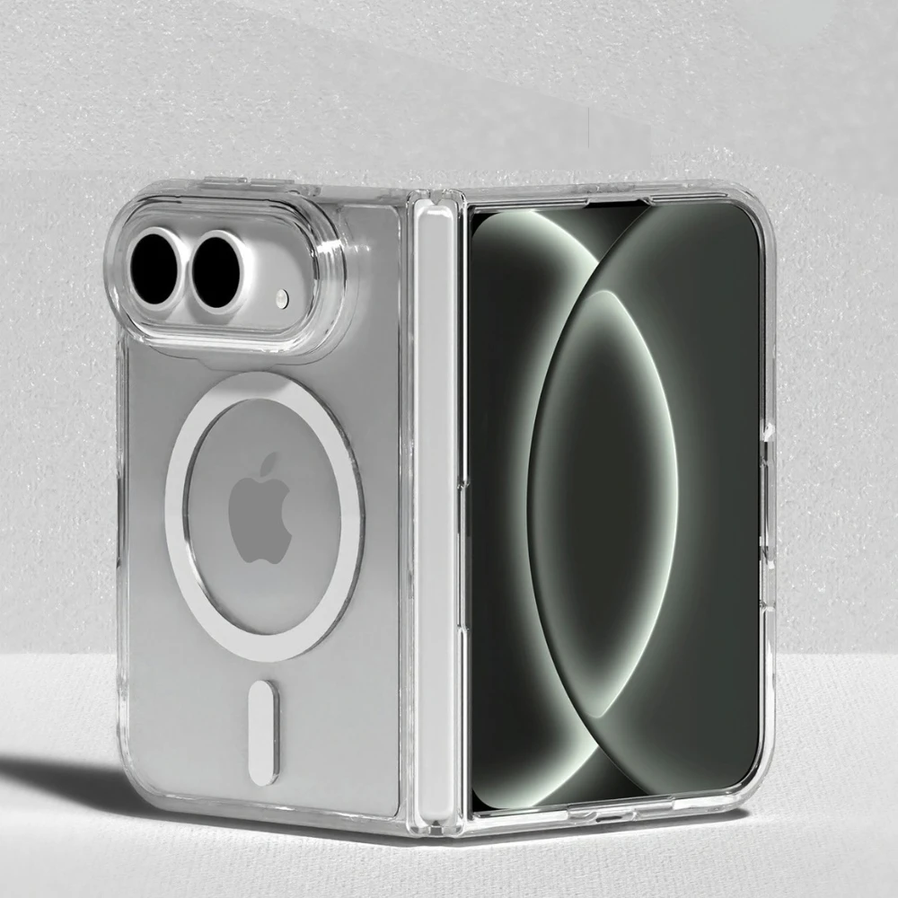 Dėklas Mercury Jelhard MagSafe do iPhone Duo permatomas