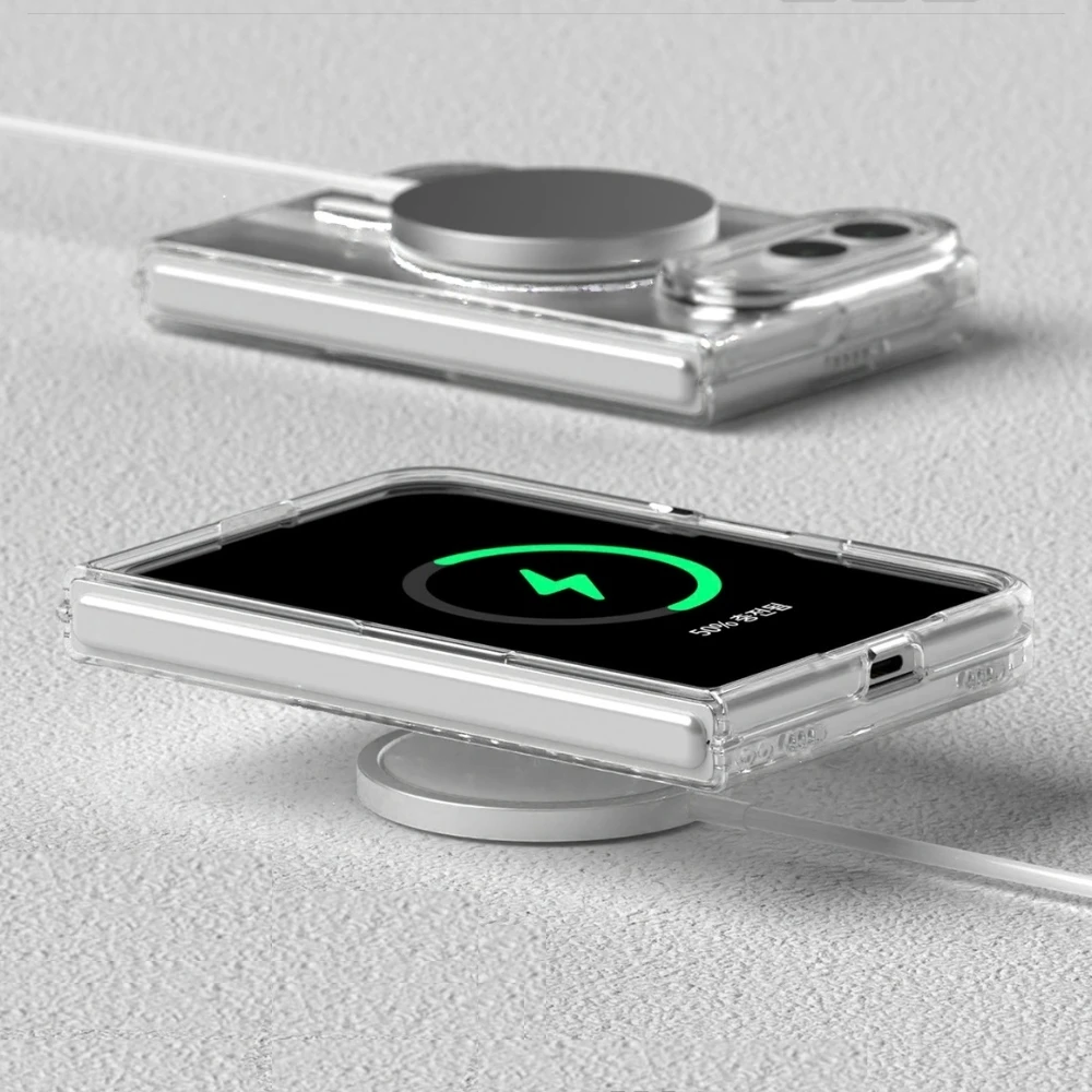 Dėklas Mercury Jelhard MagSafe do iPhone Duo permatomas