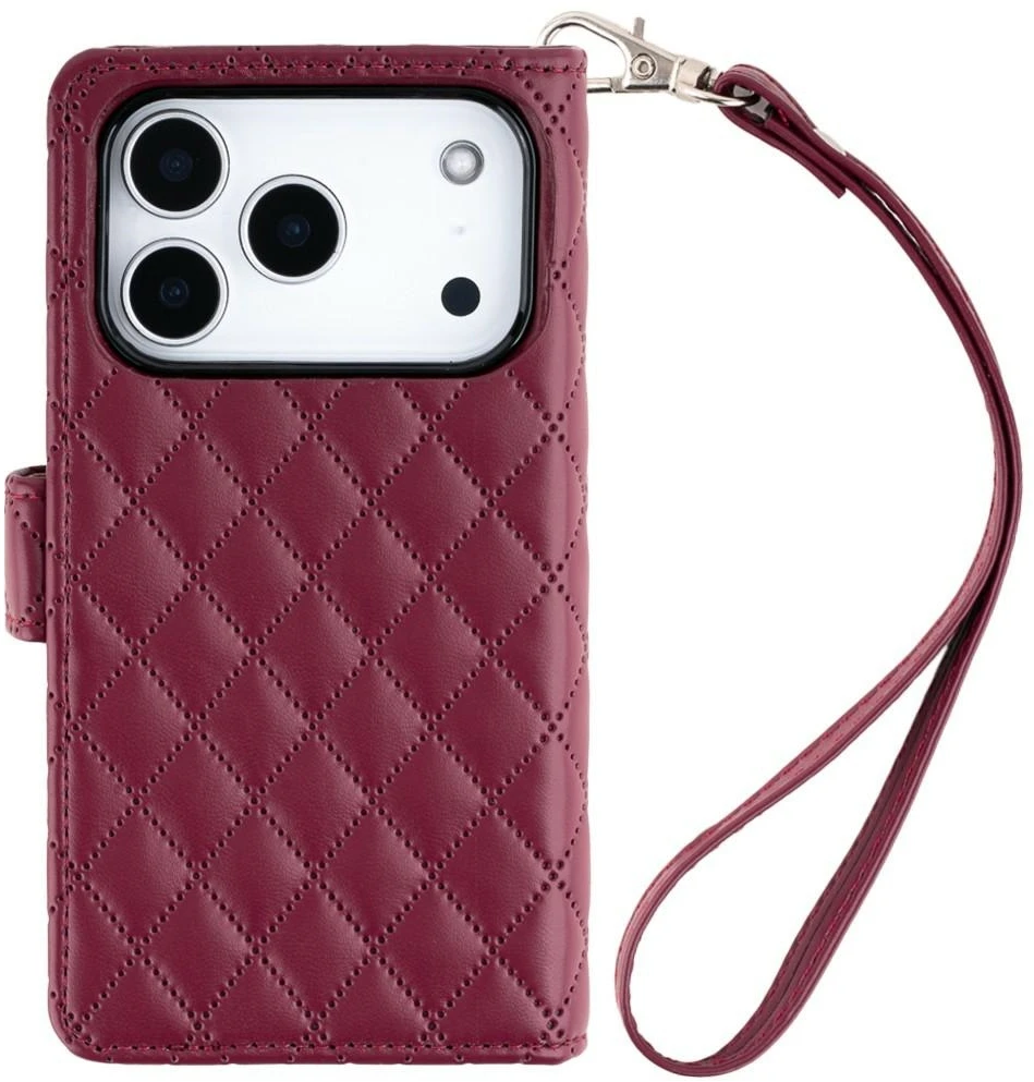 Dėklas Mercury Luxe Diary do iPhone 17 Pro / 18 Pro bordinė