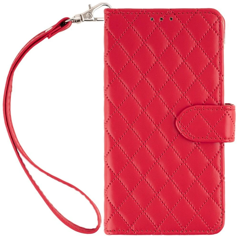 Dėklas Mercury Luxe Diary do iPhone 17 Pro / 18 Pro raudona