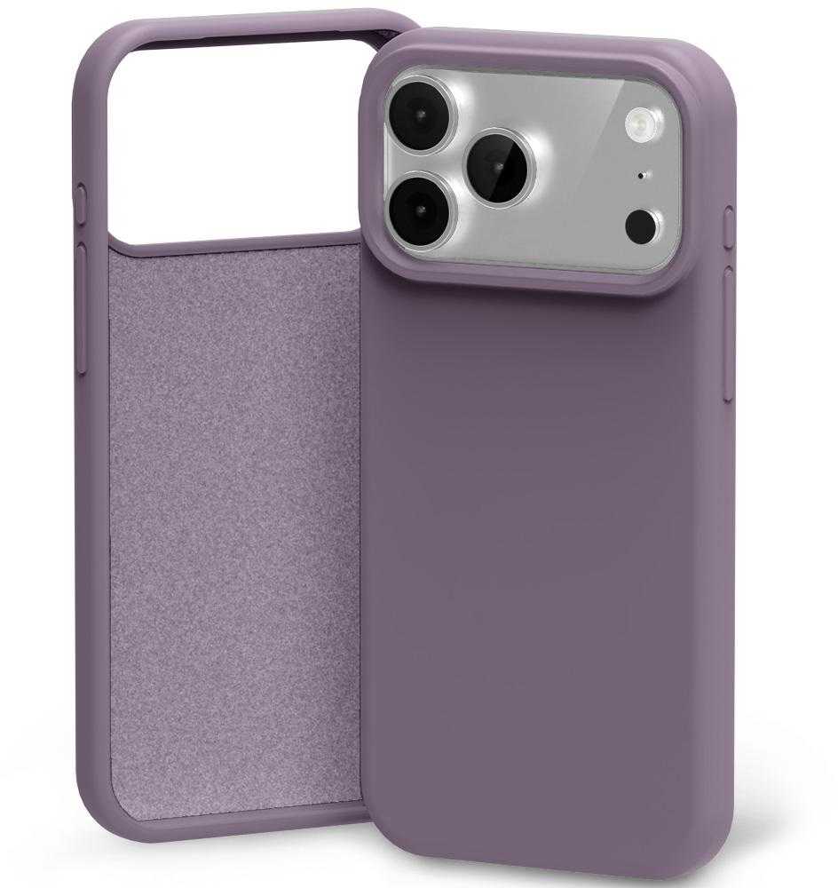 Dėklas Mercury Silicone skirtas Apple iPhone 17 Pro Max levandų spalvos
