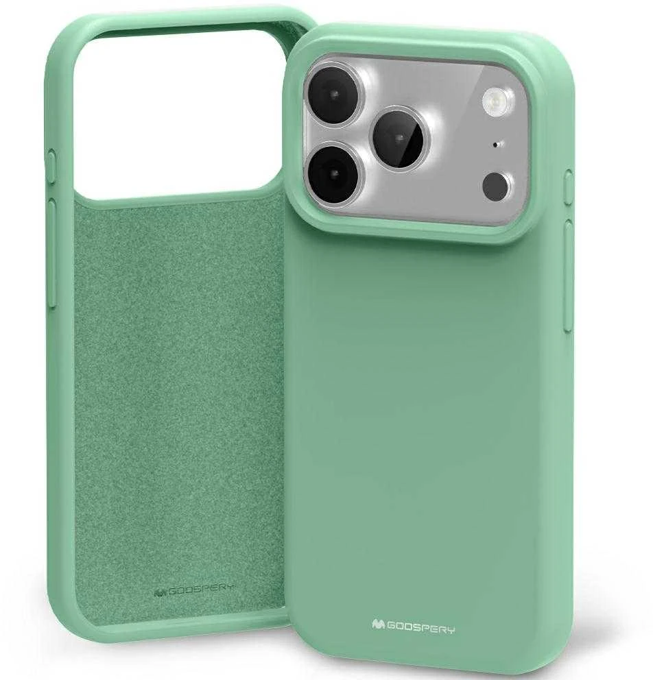 Mercury Silicone Dėklas Apple iPhone 17 Pro žalias