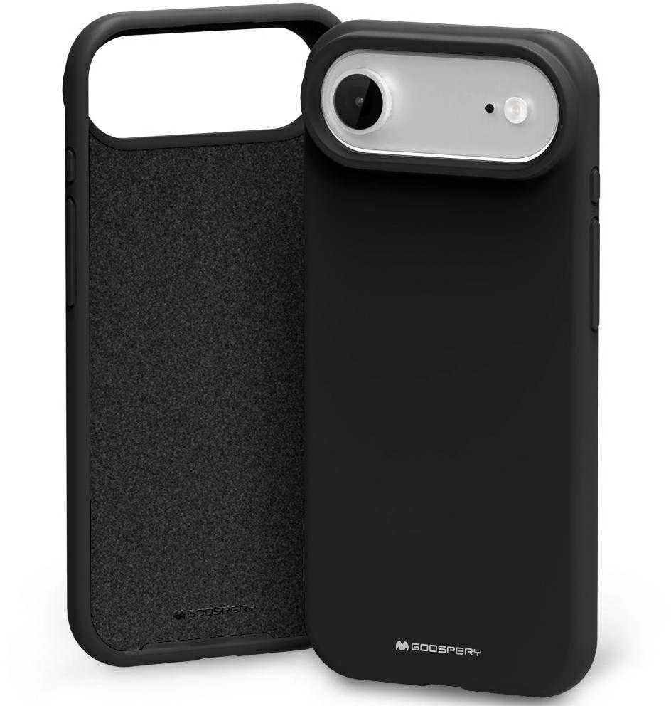 Mercury Silicone Dėklas Apple iPhone Air juodos spalvos