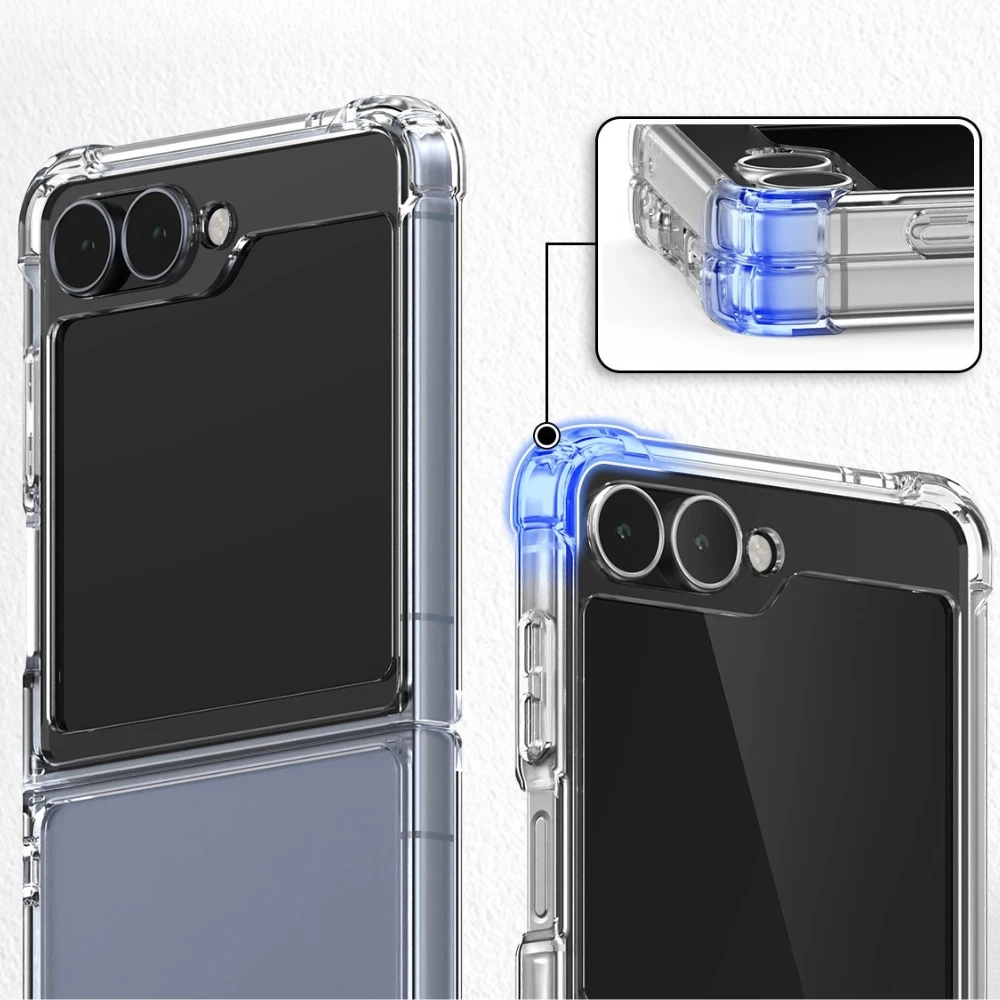 Dėklas Mercury Super Protect do Samsung Galaxy Z Flip8 permatomas