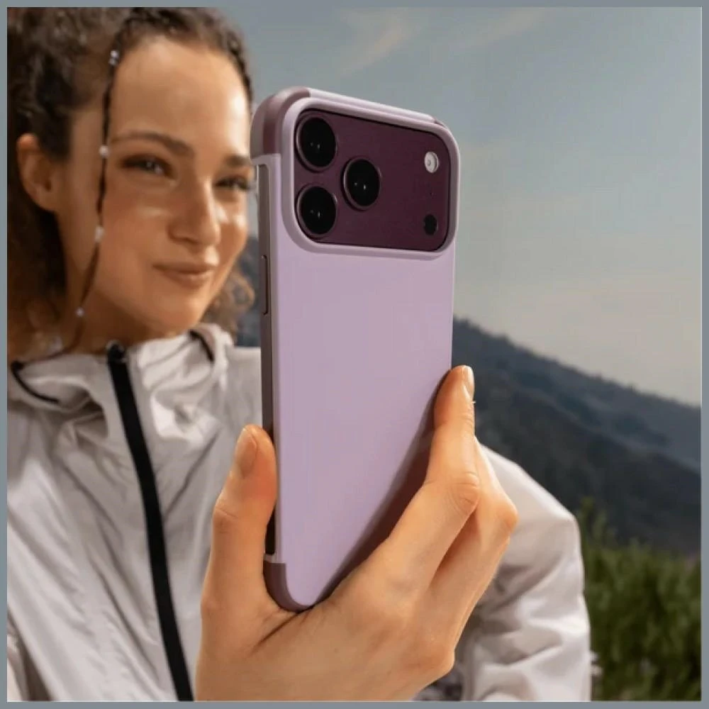 Dėklas Moft Color-blocking Snap do iPhone 18 Pro Max / 17 Pro Max peony - cheery laquer