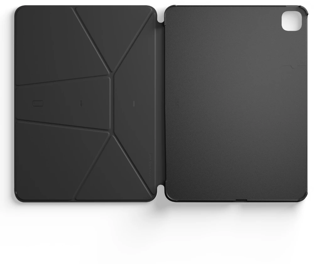 Dėklas Moft Dynamic folio, skirtas iPad Pro 11″ M4 2024 / M5 2025, juodos spalvos