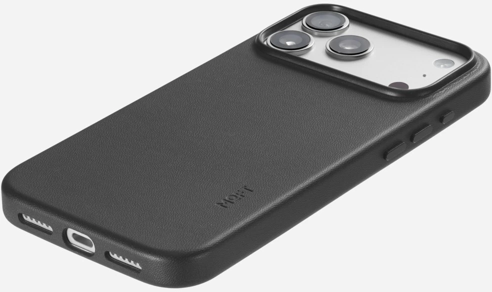 Dėklas Moft Snap MagSafe skirtas iPhone 18 Pro Max / 17 Pro Max juodos spalvos