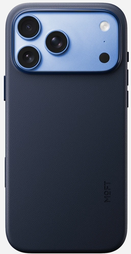 Dėklas Moft Snap MagSafe skirtas iPhone 18 Pro Max / 17 Pro Max mėlynos spalvos