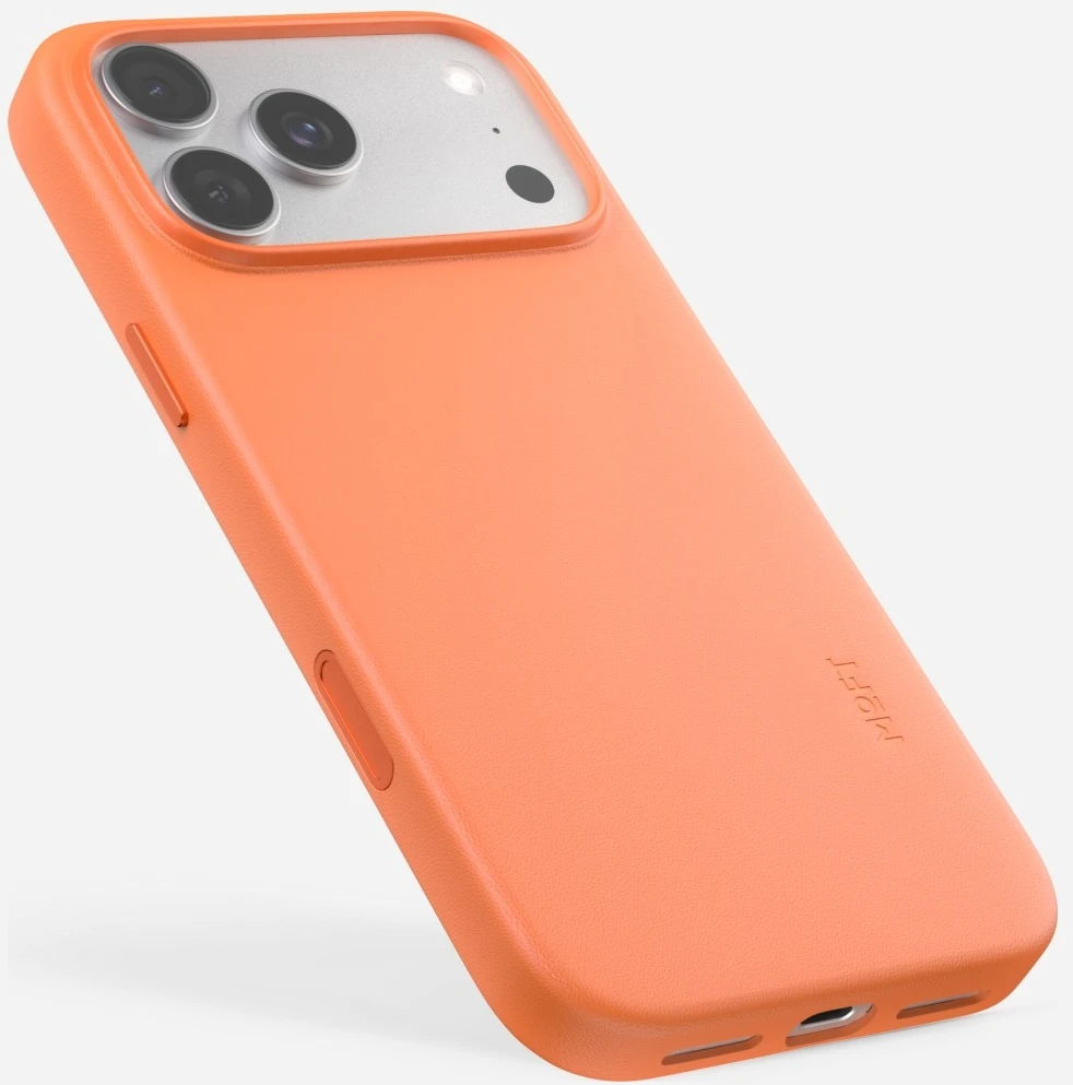 Dėklas Moft Snap MagSafe skirtas iPhone 18 Pro Max / 17 Pro Max oranžinė