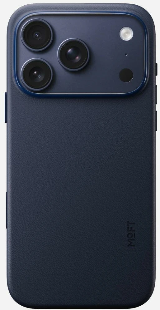 Dėklas Moft Snap MagSafe skirtas iPhone 18 Pro / 17 Pro mėlynos spalvos