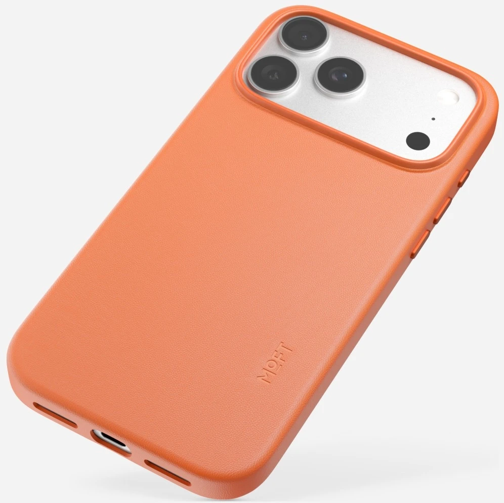 Dėklas Moft Snap MagSafe skirtas iPhone 18 Pro Max / 17 Pro Max oranžinė