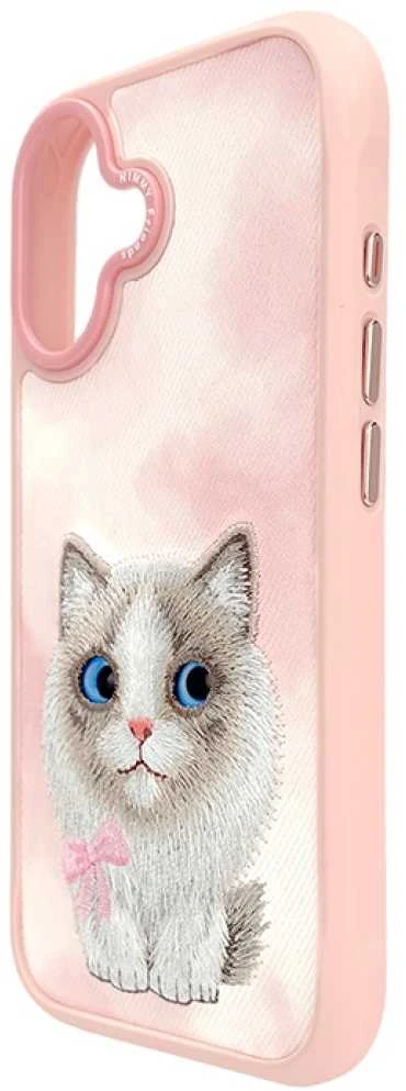 NIMMY dėklas BIG EYED PET 2.0 Cat, skirtas IPHONE 17, rožinis