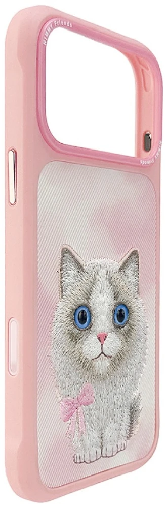 Dėklas NIMMY case BIG EYED RAGDOLL for IPHONE 18 Pro Max/17 Pro Max pink