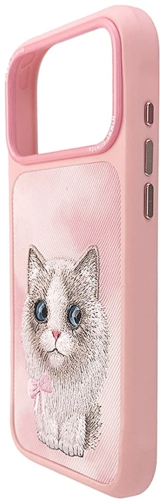 Dėklas NIMMY case BIG EYED RAGDOLL for IPHONE 18 Pro Max/17 Pro Max pink