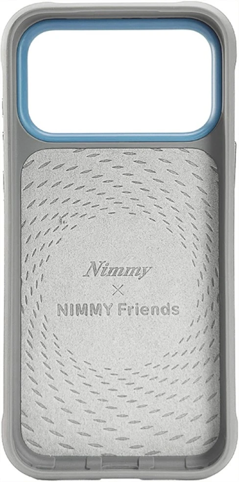 Dėklas NIMMY case BIG EYED Sidabrinis SHADED CAT for IPHONE 18 Pro/17 Pro pilkas